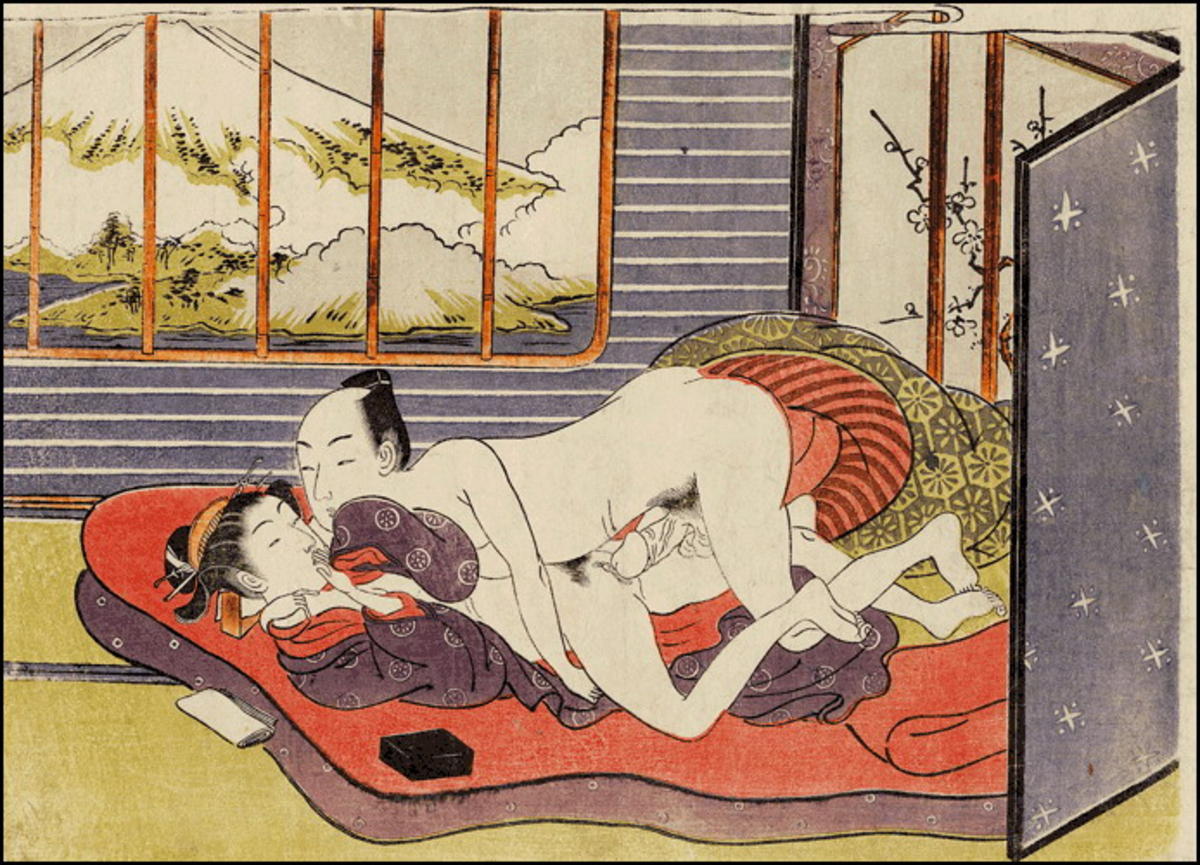 La Courtisane Osen (fin des années 1760), Harunobu Suzuki